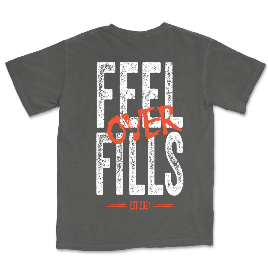 Feel Over Fills Short-Sleeve Heavyweight T-Shirt, Pepper