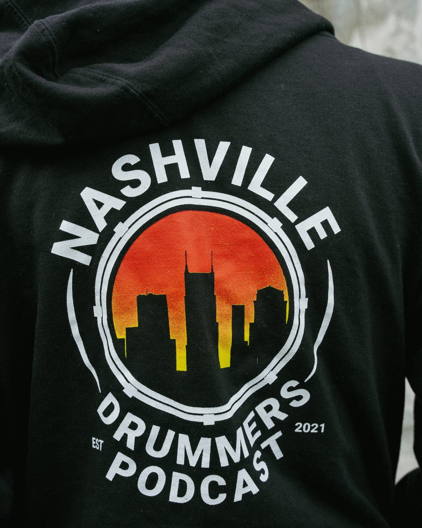 Logo Full-Zip Hoodie Sweatshirt, Black