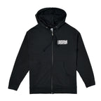 Logo Full-Zip Hoodie Sweatshirt, Black